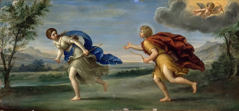Francesco Albani -- Apollo and Daphne, Part 6 Louvre