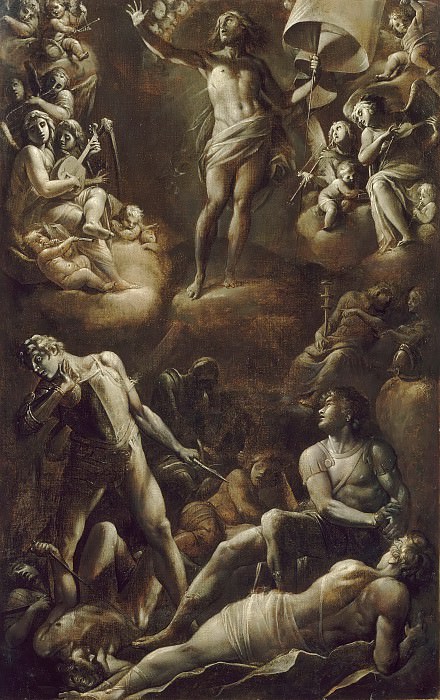 Бальоне, Джованни -- Воскресение Христа, часть 6 Лувр
