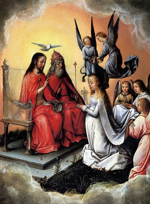 Зиттов, Михаэль -- Коронование Марии, часть 6 Лувр