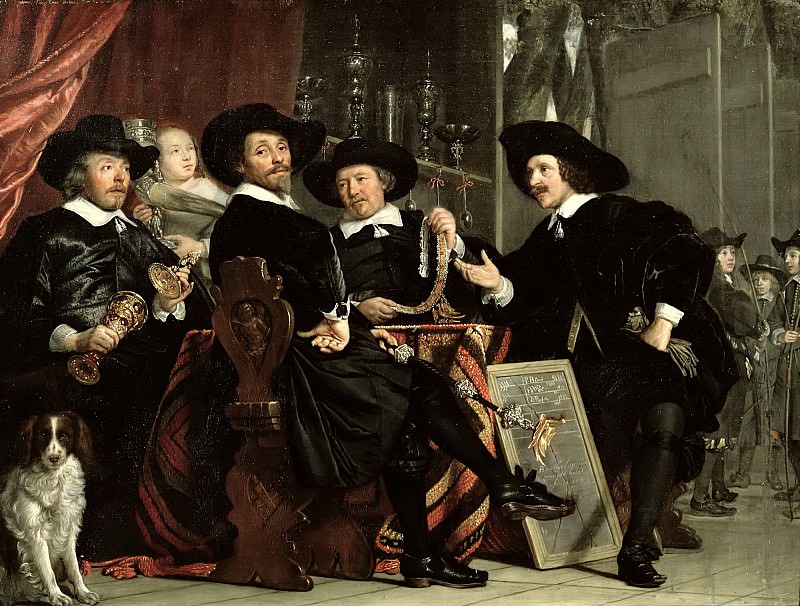 Хельст, Бартоломеус ван дер -- Должностные лица гильдии лучников имени святого Себастьяна в Амстердаме, часть 6 Лувр