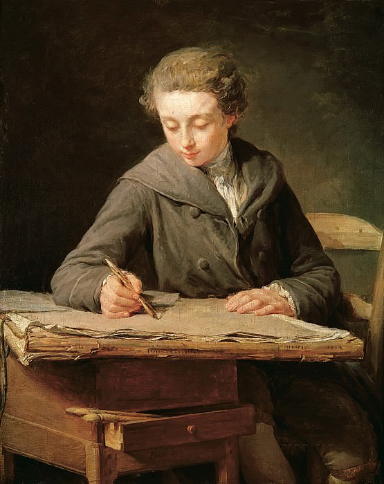 Леписье, Никола-Бернар -- Юный рисовальщик , часть 6 Лувр
