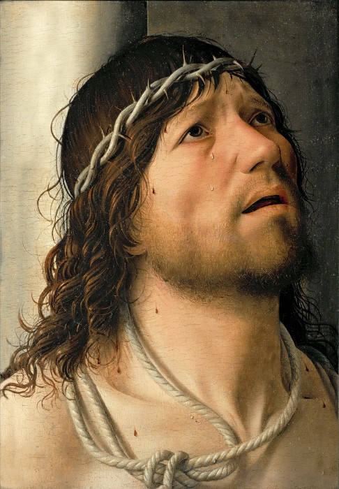 Антонелло да Мессина -- Христос у колонны, часть 6 Лувр