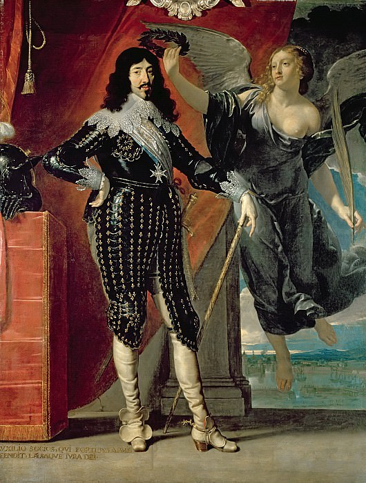 Шампень, Филипп де -- Людовик XIII, коронуемый Викторией, Part 6 Louvre