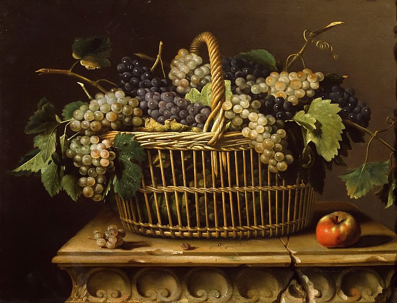 Дюпюи, Пьер -- Корзина с виноградом, Part 6 Louvre