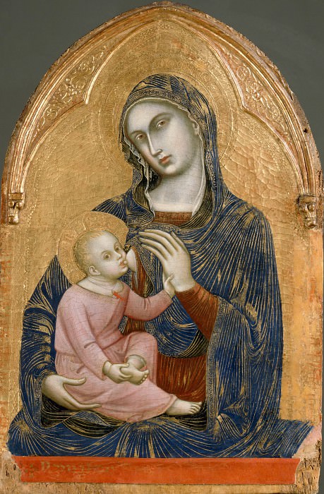 Barnaba da Modena -- Virgin and Child, Part 6 Louvre