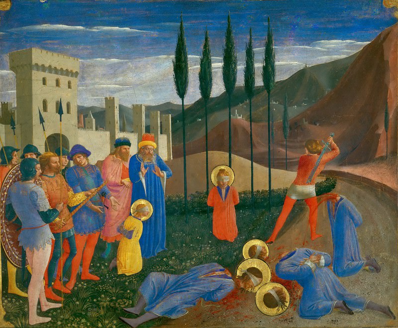 Fra Angelico -- Martyrdom of Saints Cosmas and Damian, Part 6 Louvre