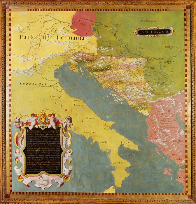 Славония, Древние карты мира в высоком разрешении – Старинные карты