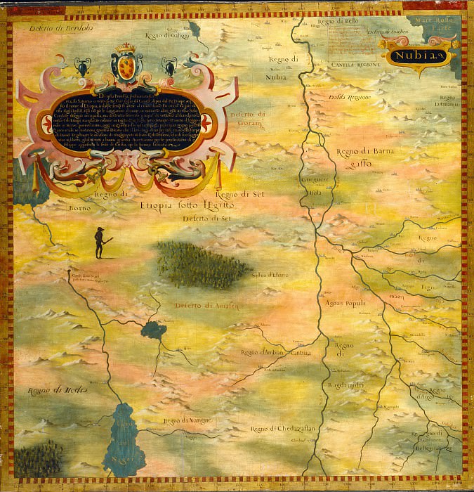 Нубия, Древние карты мира в высоком разрешении – Старинные карты