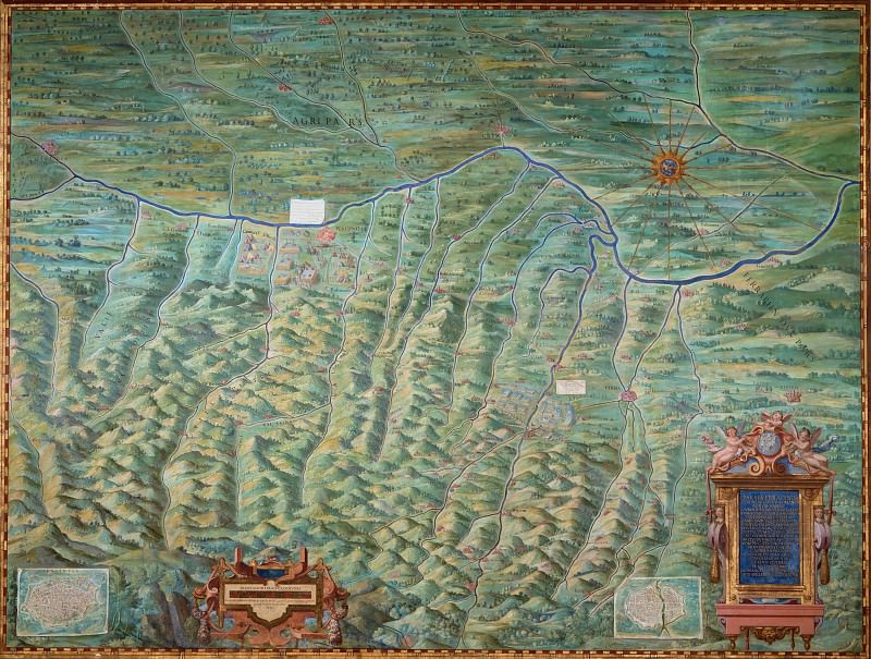 Герцогства Пармское и Пьяченцы, Древние карты мира в высоком разрешении – Старинные карты