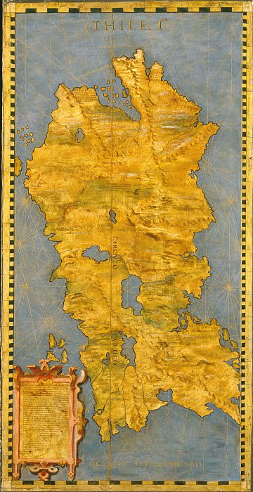 Исландия, Древние карты мира в высоком разрешении – Старинные карты
