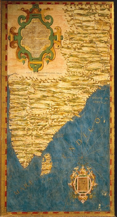 Indian Peninsula, Antique world maps HQ