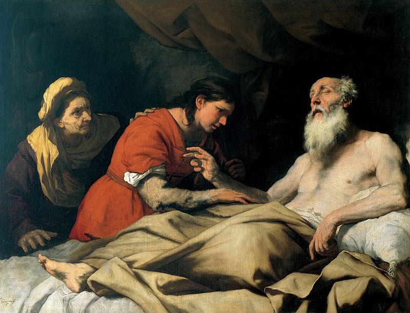 Luca Giordano – Isaac blesses Jacob. before, Liechtenstein Museum (Vienna)