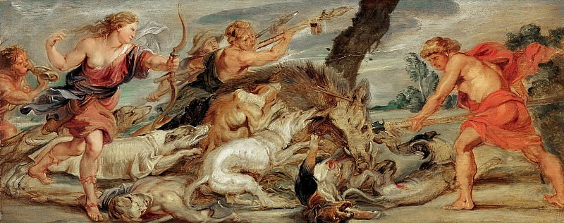 Peter Paul Rubens – Hunting Meleager and Atalanta, Liechtenstein Museum (Vienna)