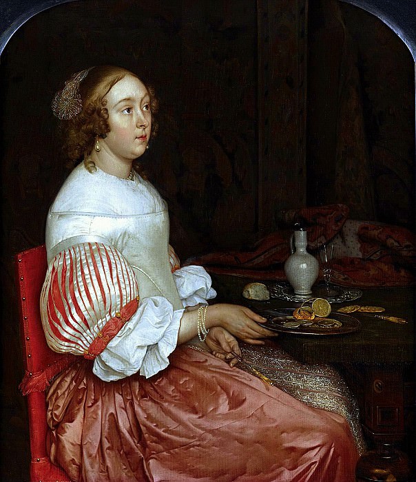 Eglon van der Neer – Young lady at breakfast, Liechtenstein Museum (Vienna)