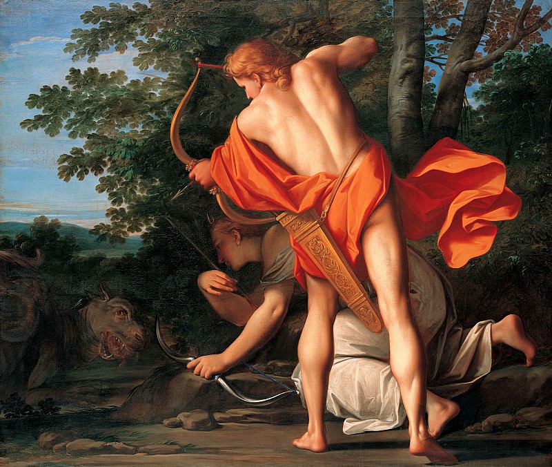 Marcantonio Franceschini – Apollo and Diana killing Python, Liechtenstein Museum (Vienna)