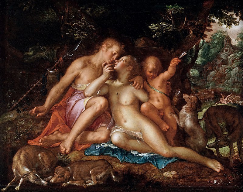 Joachim Antonis Eteval – Venus and Adonis, Liechtenstein Museum (Vienna)