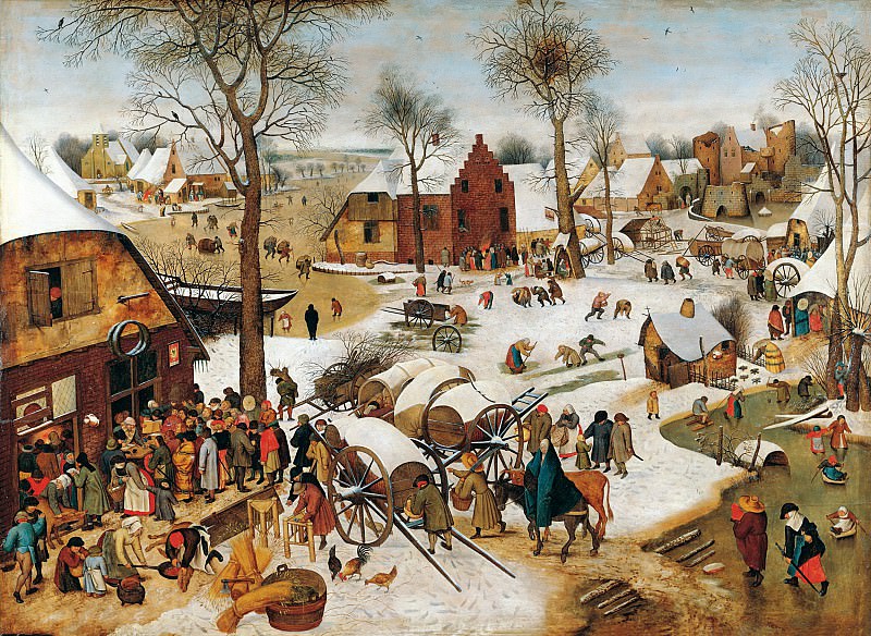 Pieter Brueghel II – Census in Bethlehem, Liechtenstein Museum (Vienna)