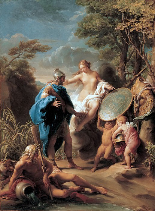 Помпео Батони – Венера показывает Энею щит, выкованный Вулканом, Музей Лихтенштейн (Вена)