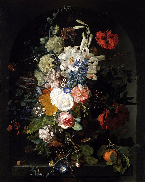 Jan van Huysum – Bouquet of flowers, Liechtenstein Museum (Vienna)