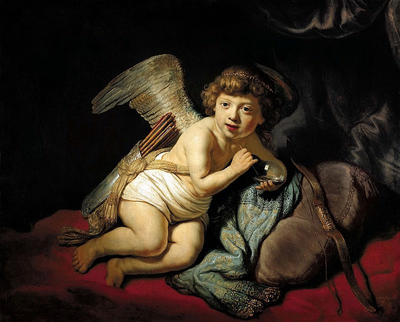 Rembrandt – Cupid with soap bubble, Liechtenstein Museum (Vienna)
