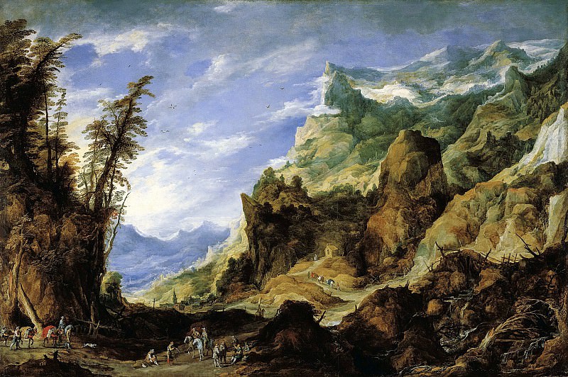 Jos de Momper – Mountain landscape, Liechtenstein Museum (Vienna)