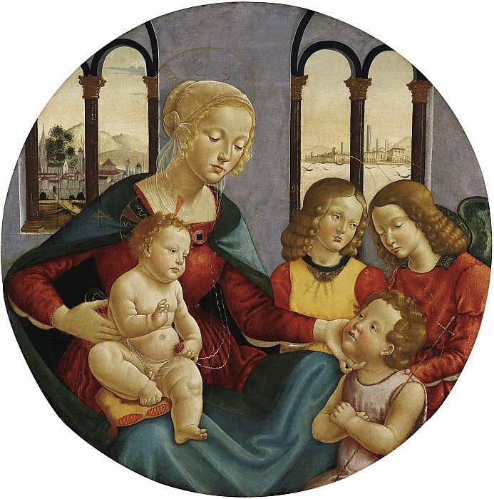 Sebastiano Mainardi – Madonna and Child with John the Baptist and Two Angels, Liechtenstein Museum (Vienna)
