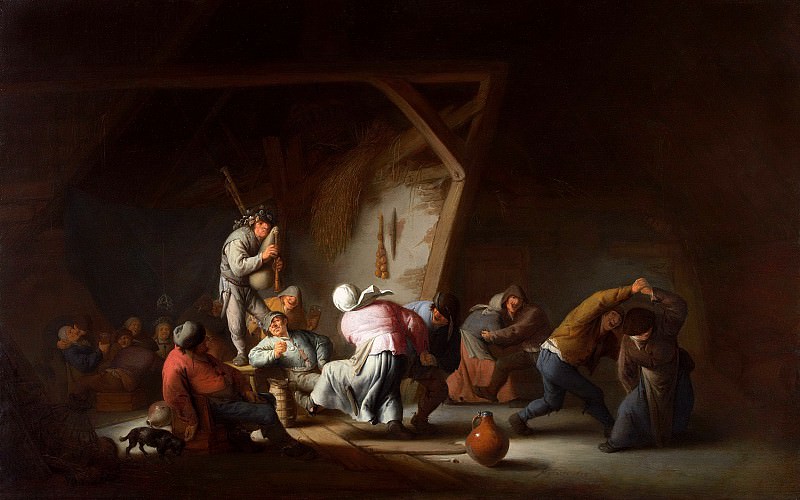 Adrian van Ostade – Peasant dances, Liechtenstein Museum (Vienna)