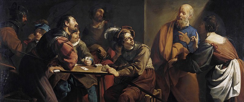 Theodore Rombouts – Denial of St. Peter, Liechtenstein Museum (Vienna)