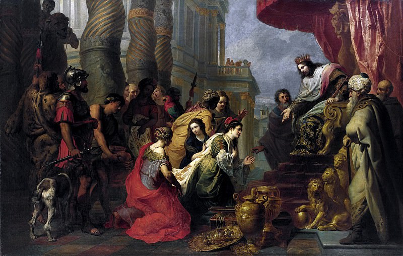 Эразмус Квеллинус II – Встреча Саломона и царицы Савской, Музей Лихтенштейн (Вена)