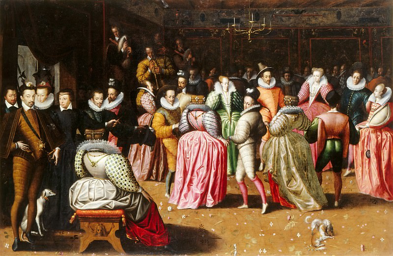 French School -- Ball at the Court of Henry III , Part 1 Louvre