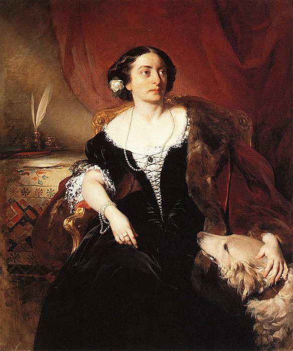 Countess Nako. Friedrich Von Amerling