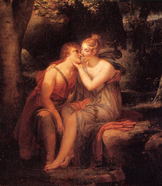 Анжелика и Медор (фрагмент). Антуан Ансьё