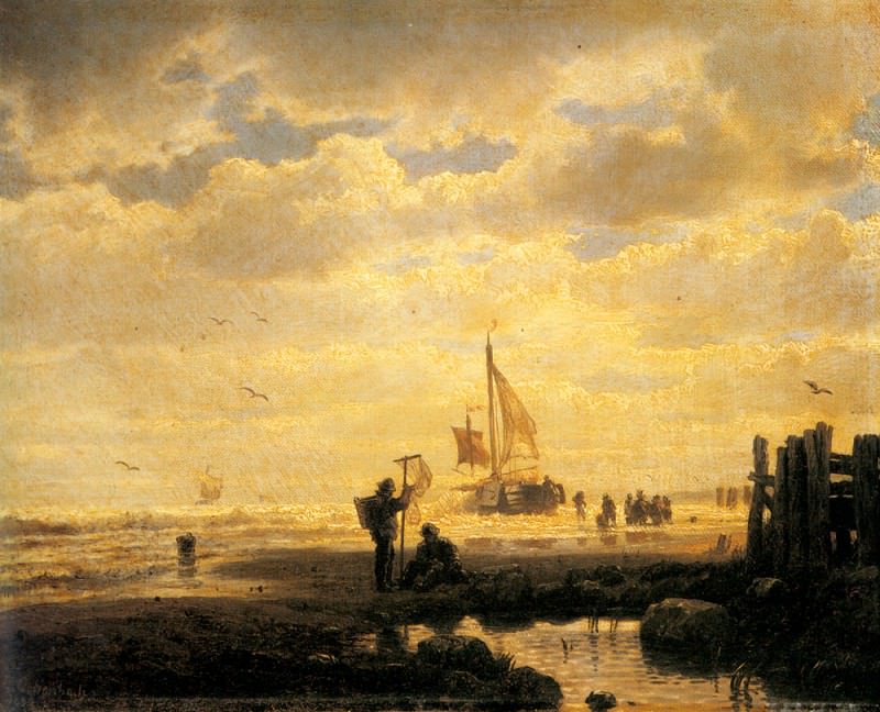 Bringing In The Catch. Andreas Achenbach