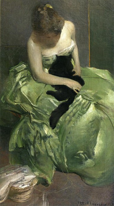 The Green Dress. John White Alexander