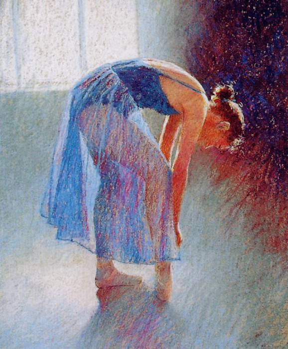 Dancer in Blue. Colin Allbrook