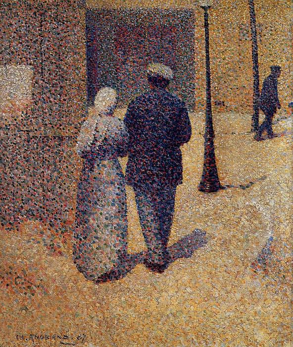 A Couple in the Street. Charles Angrand