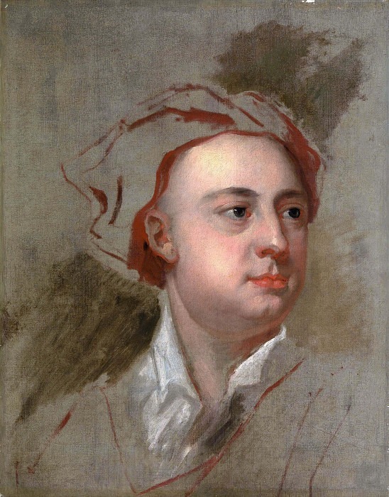 An Unfinished Study of the Head of James Thomson