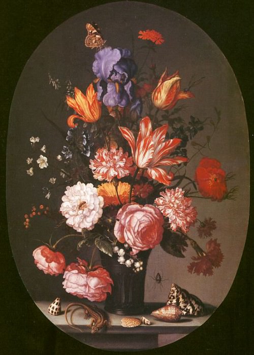 flowers-vase. Balthasar Van Der Ast