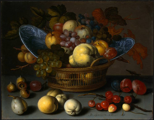 Корзина с фруктами 1622. Бальтазар ван дер Аст