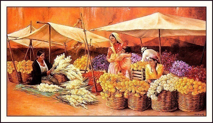 Цветочный рынок. Мартинес Эктор Армендарис