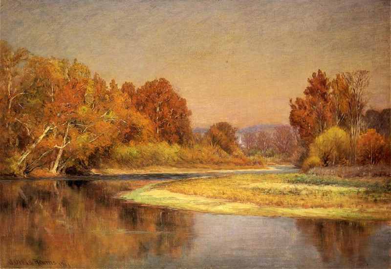 Sycamores on the Whitewater. John Ottis Adams