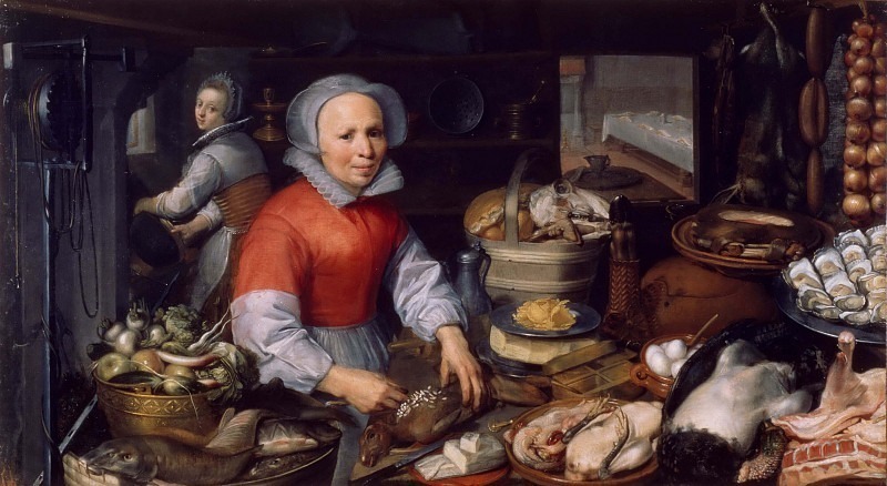 Preparations for a Feast. Pieter Aertsen (Lange Pier) (Attributed)