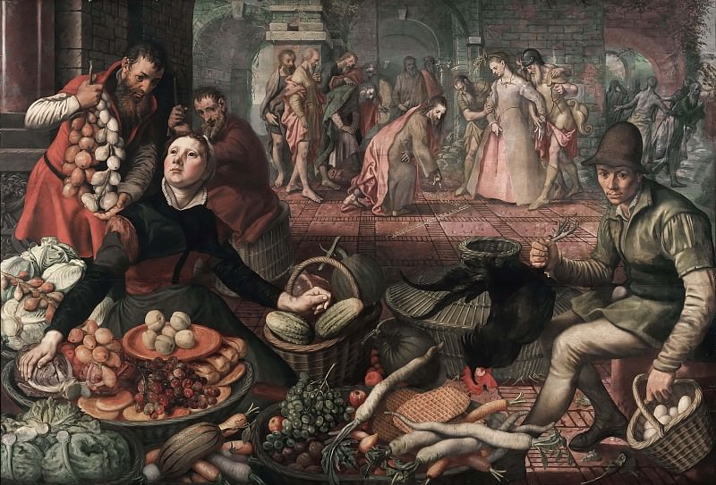 Christ and the Woman taken in Adultery. Pieter Aertsen (Lange Pier)