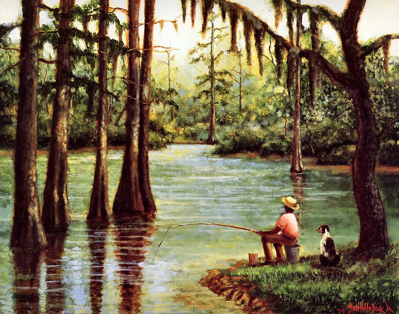 Swamp Fisherman. Beck Jr Arthello