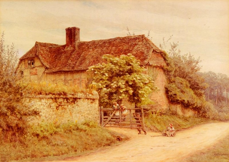 A Berkshire Cottage. Allingham Helen