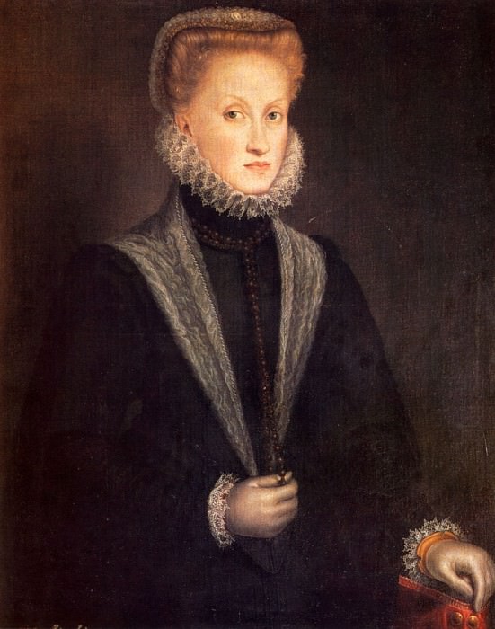 Анна Австрийская, королева Испании. Софонисба Ангиссола (Ангишола)