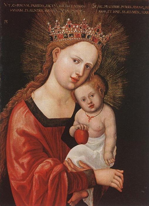 Mary With The Child. Denis Van Alsloot