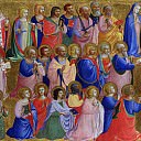 Алтарь церкви Святого Доминика – Дева Мария с апостолами и святыми, Фра Анджелико