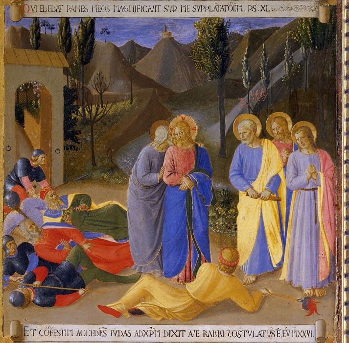 19. The Betrayal of Judas. Fra Angelico