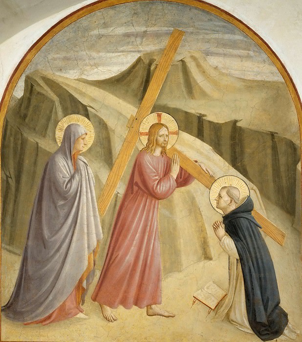 28 Christ carrying the Cross. Fra Angelico